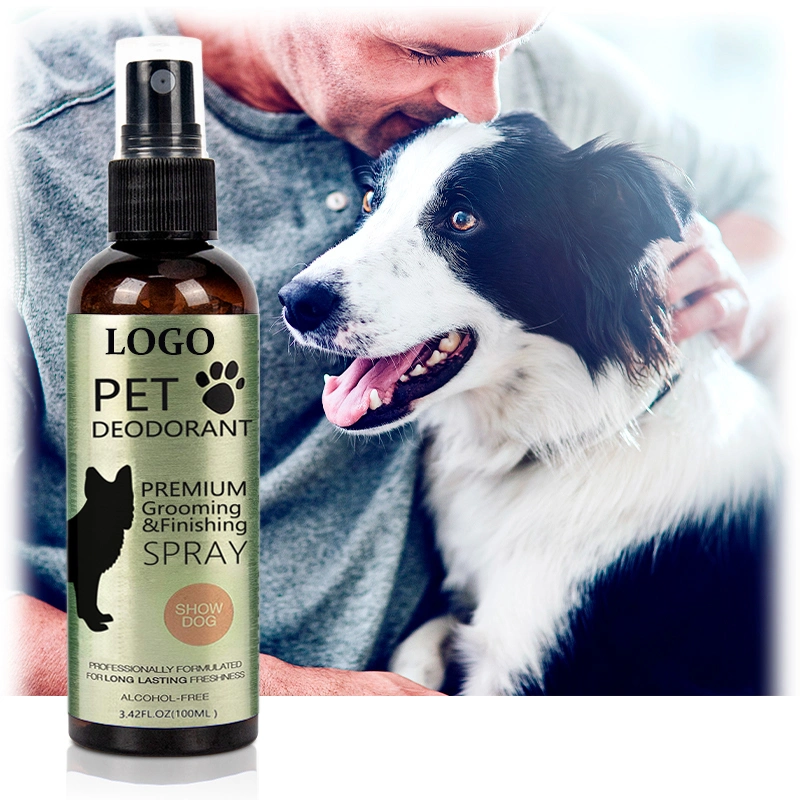 Private Label Paraben Free Clean Long Lasting Cat Dog Pet Deodorant Deodorizing Lavender Pet Deodorant Spray