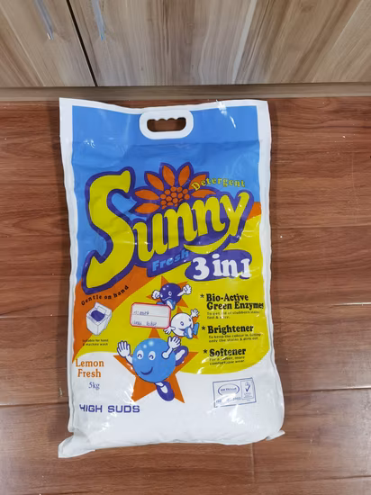 Detergente em pó com fragrância de limão / lavanda OEM da China para roupas