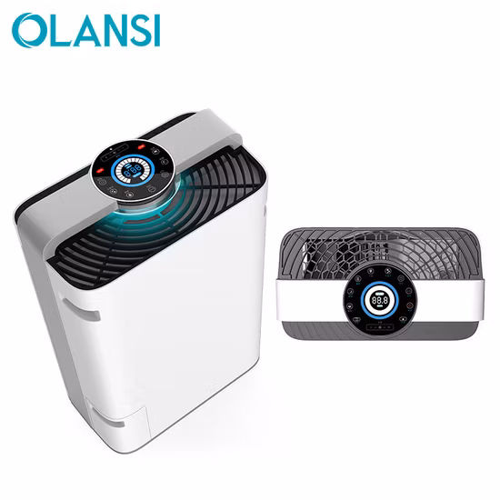 Desinfecção UVC Purificador de ar para quarto de casa Filtro de ar portátil para fumante de poeira alergia pólen animais de estimação Olansi